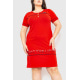 Платье повседневное домашнее, цвет красный, 231R6272