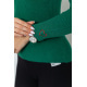 Гольф жіночий в рубчик, колір зелений, 204R051