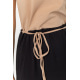 Платье-сарафан повседневный двухцветный, цвет бежево-черный, 102R337