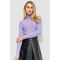 Гольф женский однотонный, цвет сиреневый, 204R048