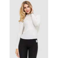 Гольф женский однотонный, цвет белый, 204R016