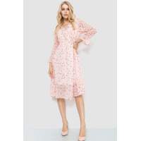 Платье шифоновое, цвет розовый, 204R1876