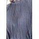 Платье свободного кроя шифоновое, цвет джинс, 204R701