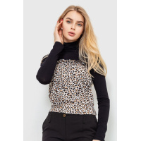 Гольф женский, цвет черно-бежевый, 167R0100