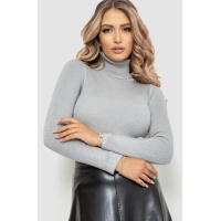 Гольф женский трикотажный, цвет серый, 204R057