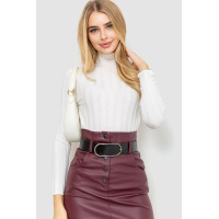 Гольф женский однотонный, цвет белый, 204R056