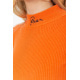 Водолазка трикотажна жіноча, колір помаранчевий, 204R035