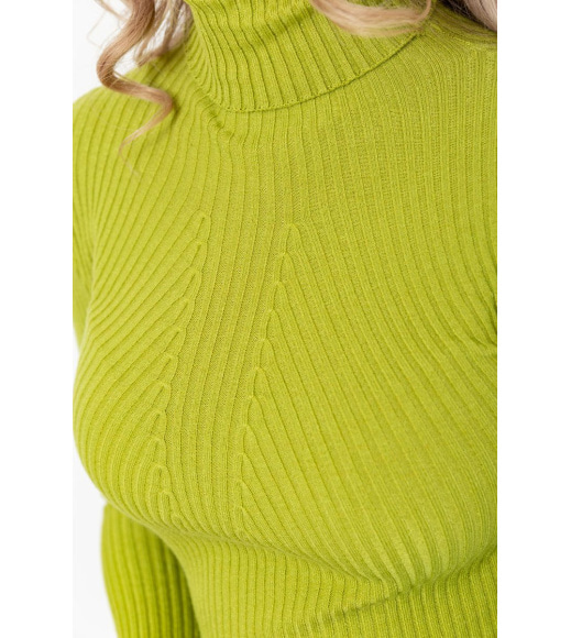Гольф жіночий в рубчик, колір фісташковий, 204R047