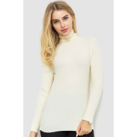 Гольф женский однотонный, цвет кремовый, 204R043