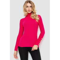 Гольф женский в рубчик, цвет розовый, 204R036