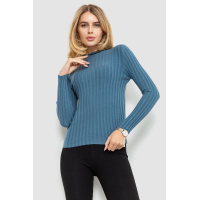 Гольф женский однотонный, цвет джинс, 204R038