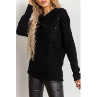 Свитер женский, цвет черный, 131R8059