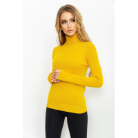 Гольф женский однотонный, цвет горчичный, 131R152130