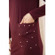 Платье женское мини, цвет Сливовый, 102R179