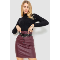 Гольф женский в рубчик, цвет черный, 204R053