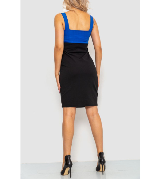 Платье, цвет сине-черный, 201R136