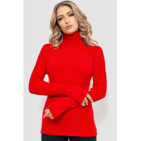 Гольф женский однотонный, цвет красный, 204R043