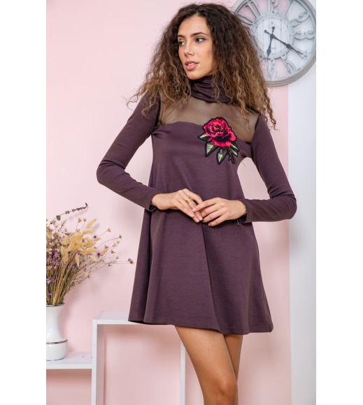 Сукня, колір мокко, 167R125-1