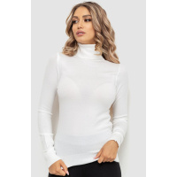 Гольф женский базовый однотонный, цвет белый, 221R042