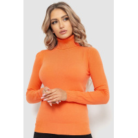 Гольф женский базовый однотонный, цвет оранжевый, 221R042