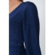 Платье женское, цвет темно-синий, 112R012-460