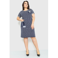 Платье в полоску, цвет темно-синий, 231R6535