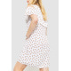 Сукня з принтом, колір біло-коричневий, 230R24-2