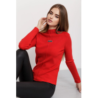 Гольф женский трикотажный, цвет красный, 204R008