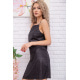 Міні-сукня на бретелях, чорного кольору, 115R0464