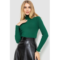 Гольф женский однотонный, цвет зеленый, 204R043