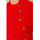 Водолазка жіноча в рубчик, колір червоний, 204R045