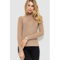 Гольф женский однотонный, цвет бежевый, 204R016