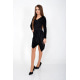 Платье женское черное, вечернее блестящее 112R011-459