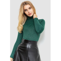 Гольф женский трикотажный, цвет зеленый, 204R057