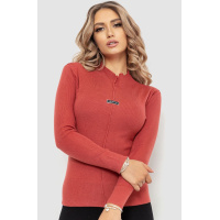 Гольф женский трикотажный, цвет темно-коралловый, 204R008