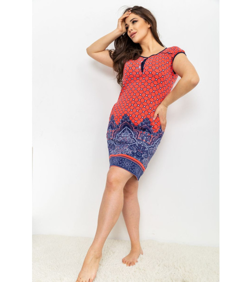 Сукня жіноча повсякденна, колір кораловий, 219RT-327