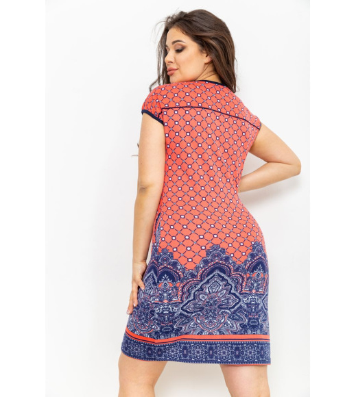 Сукня жіноча повсякденна, колір кораловий, 219RT-327