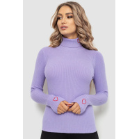 Гольф женский в рубчик, цвет сиреневый, 204R051