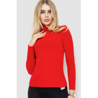 Гольф женский однотонный, цвет красный, 204R048