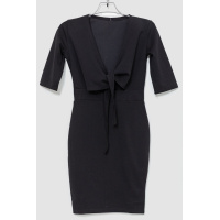 Платье однотонное, цвет черный, 201R1292