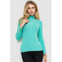 Гольф женский в рубчик, цвет мятный, 204R036