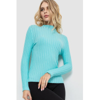 Гольф женский однотонный, цвет бирюзовый, 204R038