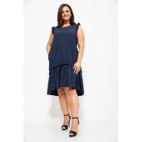 Темно-синий летний сарафан 112R413