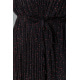 Сукня вільного крою шифонова, колір чорно-червоний, 204R701