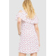 Сукня з принтом, колір біло-рожевий, 230R24-2
