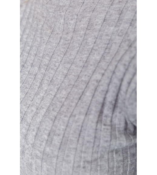 Гольф женский в рубчик, цвет светло-серый, 221R8868-1