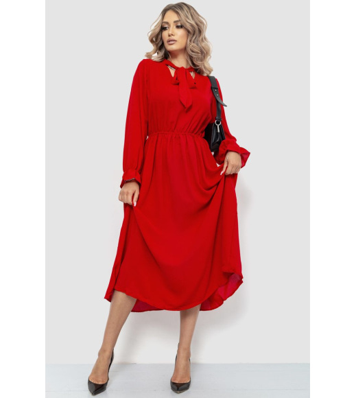 Платье нарядное, цвет красный, 204R601