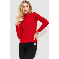 Гольф женский однотонный, цвет красный, 204R016