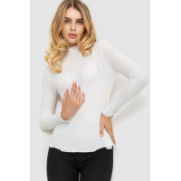 Гольф женский однотонный, цвет белый, 204R038