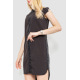 Платье с пайетками нарядное, цвет черный, 176R131